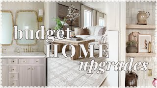 HOW TO ELEVATE YOUR SPACE w/ easy DIY home upgrades - ALL budget friendly!