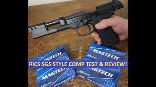 Beretta 92/M9 Rics Compensator Recoil Test – SGS ALGIMEC Style Clone, Does It Actually Work?