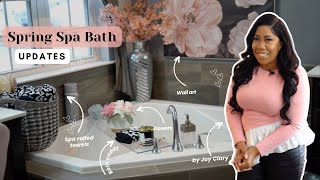 Spa Bath Updates - Turn your Primary Bathroom Into A Luxurious Spa Retreat | Mrs Joy Clary