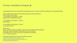 👉 Latest QA Jobs | Manual & Automation Testing