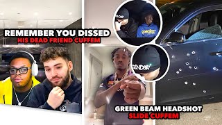 LilTjay Tells Cuffem To Slide After Konvy Gets Sh0t & Car Konvy Was in Gets Showed ( Adin Ross