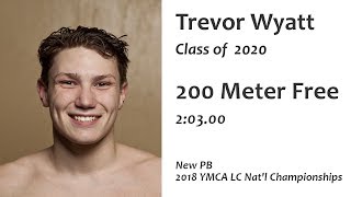 Trevor Wyatt 200M Free 2018 YMCA LC Nationals