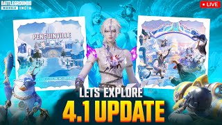 FINALLY BGMI NEW UPDATE 4.1🤩| BGMI LIVE | SHORT STREAM