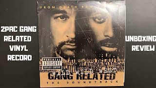 2pac Gang Related hip hop vinyl record Review: tupac vinyl records