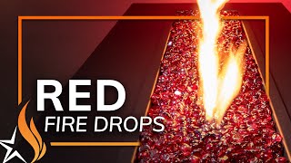 Red Reflective Fire Drops | Starfire Designs