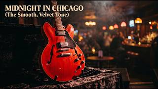 Midnight in Chicago The Smooth, Velvet Tone • Cozy Urban Blues Playlist