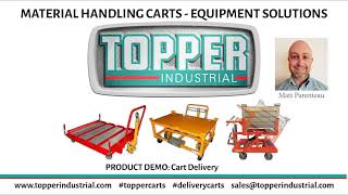 Topper Talks  - Material Handling Cart Types - Tug Carts