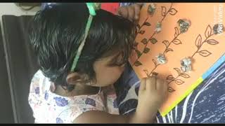 Paper Crushing Activity For Kids|Making Flower Plant by Crushing Papers.Easy Craft For Kids.