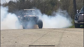 2016 RZR big turbo burnout