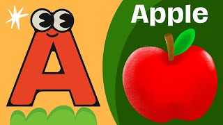 A for apple, B for ball | English alphabet | Learn Cartoon abcd