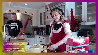 Lindsey Stirling baking Cheesecake Brownies - Twitch Livestream (02/09/2022)