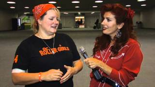 DoitwithCassendre interview with OC ROLLER GIRLS' Dirty Deborah Harry and Wrecky Balls