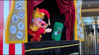 The campaign group Ocean Rebellion 'staged' a puppet show outside the IMO