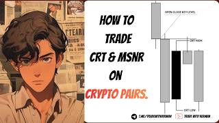 How to Trade Crypto Pairs Using CRT & MSNR Strategy.