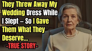 They Threw Away My Wedding Dress While I Slept — So I Gave Them What They Deserve…
