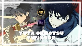 4K- Yuta Okkotsu Twixtor Scene Pack - Jujutsu Kaisen 0 - @Multispxs