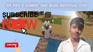 ss pro game Minecraft one block survival live