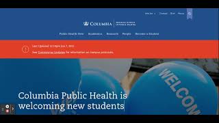 Columbia Public Health on Chromebook