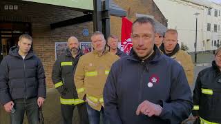 Proposed cuts to the fire service in Dorset and Wiltshire BBC South Today Evening News 10/02/2026