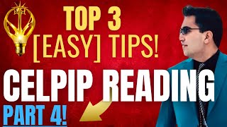 3 BEST CELPIP Reading Techniques for PART 4! The Hardest Part!