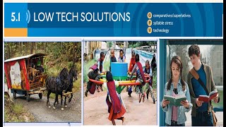 LOW TECH SOLUTIONS |Unit 5| 5.1 LOW TECH SOLUTIONS  | SOLUTIONS| Speak out intermediate