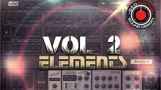 Elements Vol 2 - Patches 51 to 75 (of 100) - u-he - Repro 5