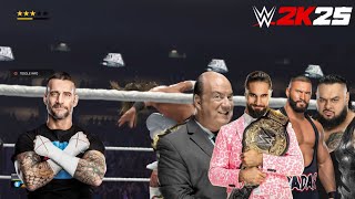 WWE2K25 CM Punk Vs Seth Rollins For The World Heavyweight Championship