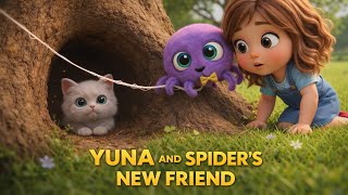 Yuna & the Spider | Episode - 6 | Save Kitten and meet new Friend | ITSY BITSY