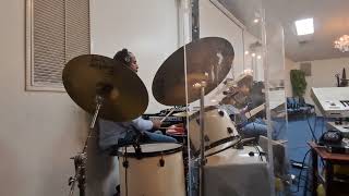 Bro. Sean Rambert Play a Offering Music on the Drums.
