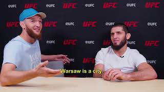 Islam Makhachev before his fight with Volkanovski | UFC 294 | Islam vs Tagir Ulanbekov