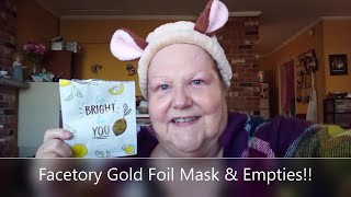Facemask Friday, 01-02-26  Empties!!