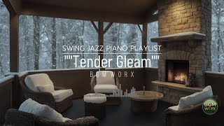 Christmas Jazz Piano Music - 2 Hours Relaxing Holiday Swing Jazz for Cozy Winter Nights