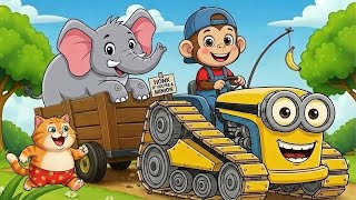 Monkey Funny | Rescue Mission with PiPi & Friends | Monkey Cartoon