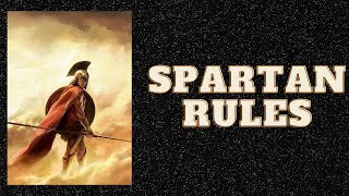 Spartan Life Rules Being Mentally Strong