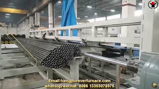 Annealing Furnace of induction steel pipe heating machine #steelpipe #annealing #furnace