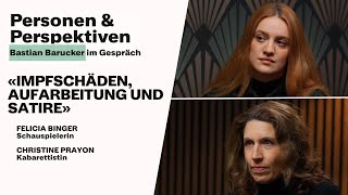 Impfschäden, Aufarbeitung und Satire - im Gespräch mit Felicia Binger und Christine Prayon