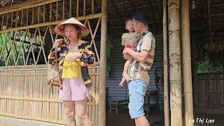 Picking vegetables | Going to the market to sell vegetables | daily life | La Thị Lan