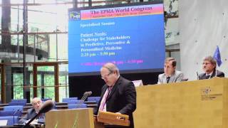 John Bowis, OBE, at the EPMA World Congress 2011