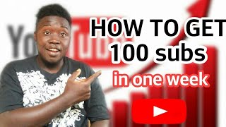 How to get your first 100 subscribers on YouTube fast! #100subs #howtoget100subscribers #roadto100