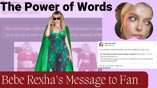 Bebe Rexha's Message to Fans It's Okay to Gain Weight