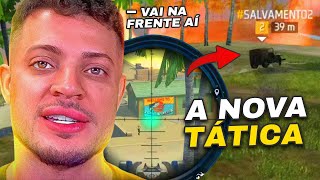A TÁTICA MAIS ROUBADA DO FREEFIRE - FIZ ELE DE ISCA E LEVEI O MAPA TODO