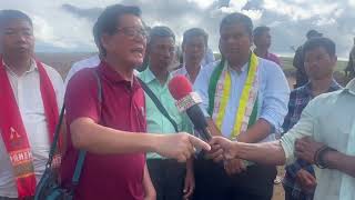 Press Briefing from Phelangpih Apam, Tapat, Assam- Meghalaya Border.