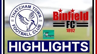 Thatcham Town FC U18 vs Binfield FC U18 | Highlights