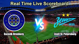 Gazovik Orenburg vs Zenit St. Petersburg Live Score - Russian Premier League
