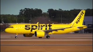[A320neo] Golden hour Plane Spotting at  Houston George Bush Intercontinental Airport (2021)