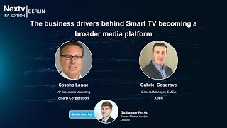 Nextv Series Berlin - The business drivers behind Smart TV becoming a broader media platform