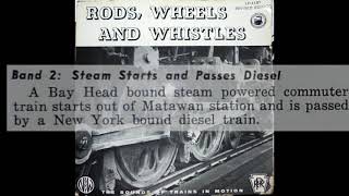 Rods, Wheels and Whistles - Pennsy and N&W Steam Railroad Sounds K-4s Y6B John Briggs 1958 reissued