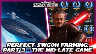 The Perfect Farming Guide for Star Wars Galaxy of Heroes - Part 3: The Mid to Late Game!