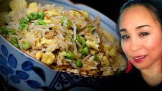 Egg Fried Rice & Peas Chinese Style