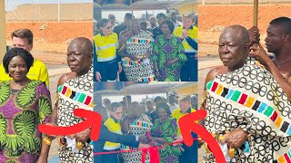 Lovely🥰Otumfuo & Vice President, Naana Jane Opoku officially opened the Ahafo South Newmont mine